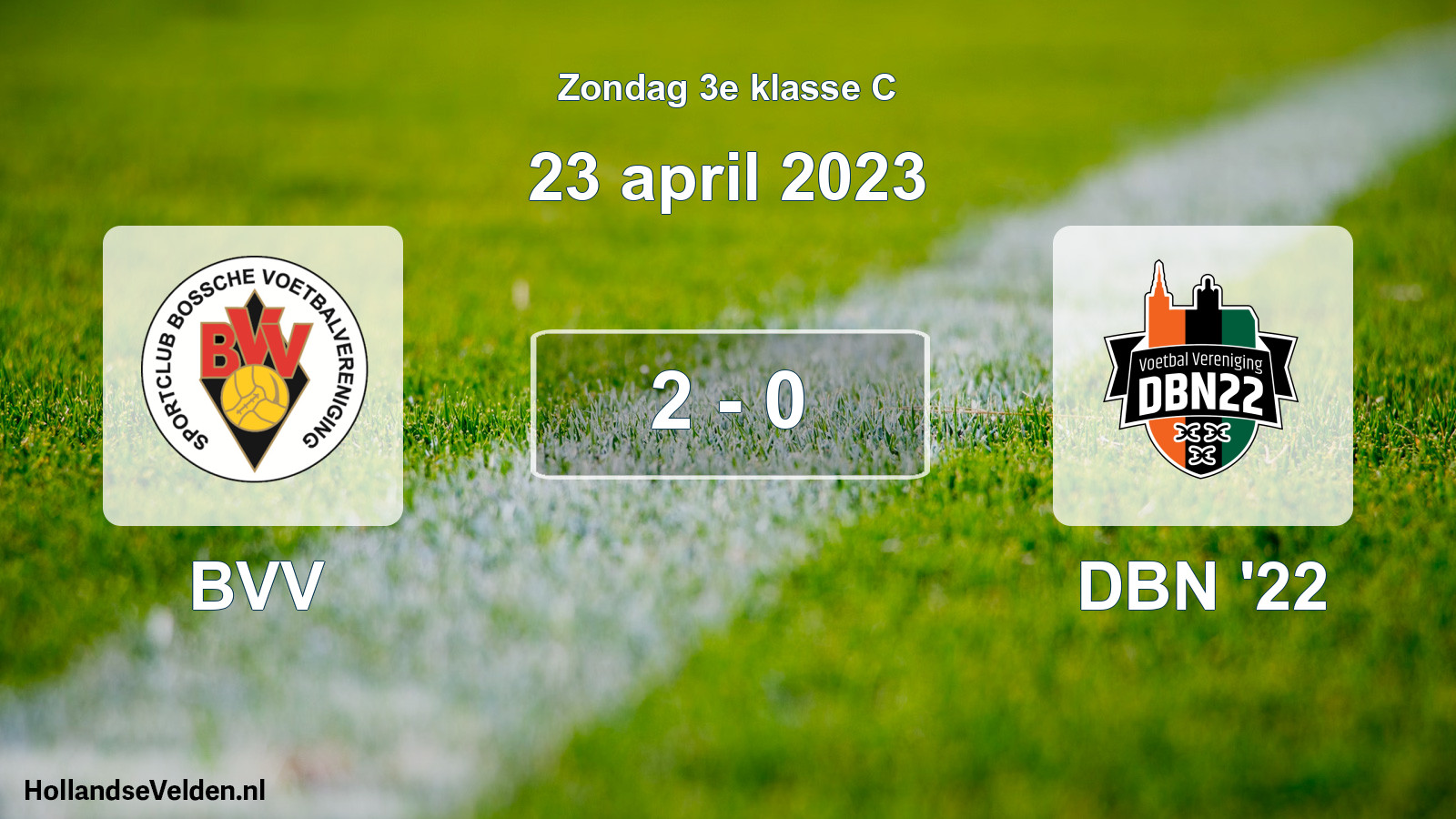 Total number of matches played: BVV - DBN '22 2 - 0 (23 April 2023)