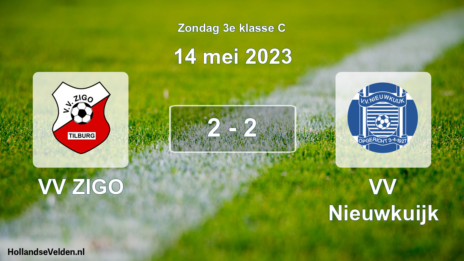 Total number of matches played: VV ZIGO - VV Nieuwkuijk 2 - 2 (14 May 2023)