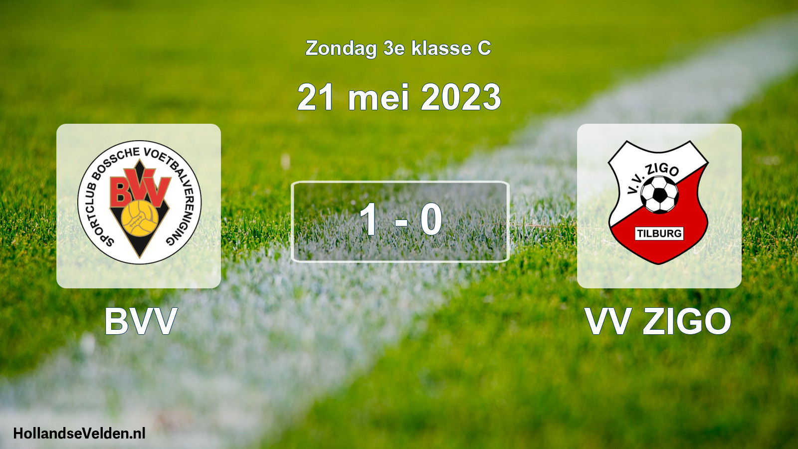 Total number of matches played: BVV - VV ZIGO 1 - 0 (21 May 2023)