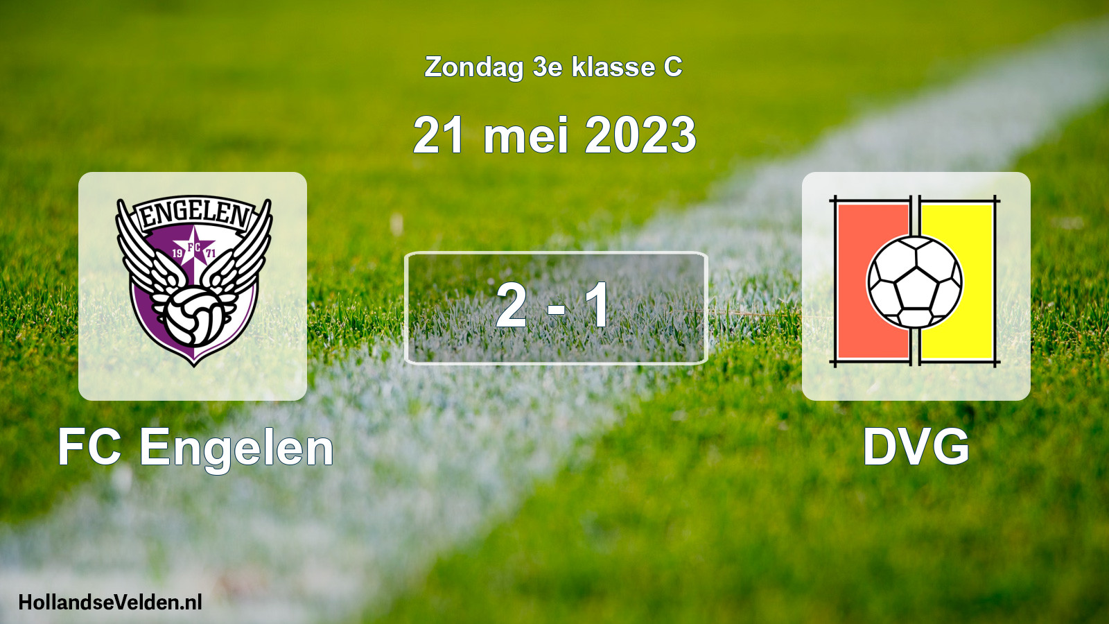 Total number of matches played: FC Engelen - DVG 2 - 1 (21 May 2023)