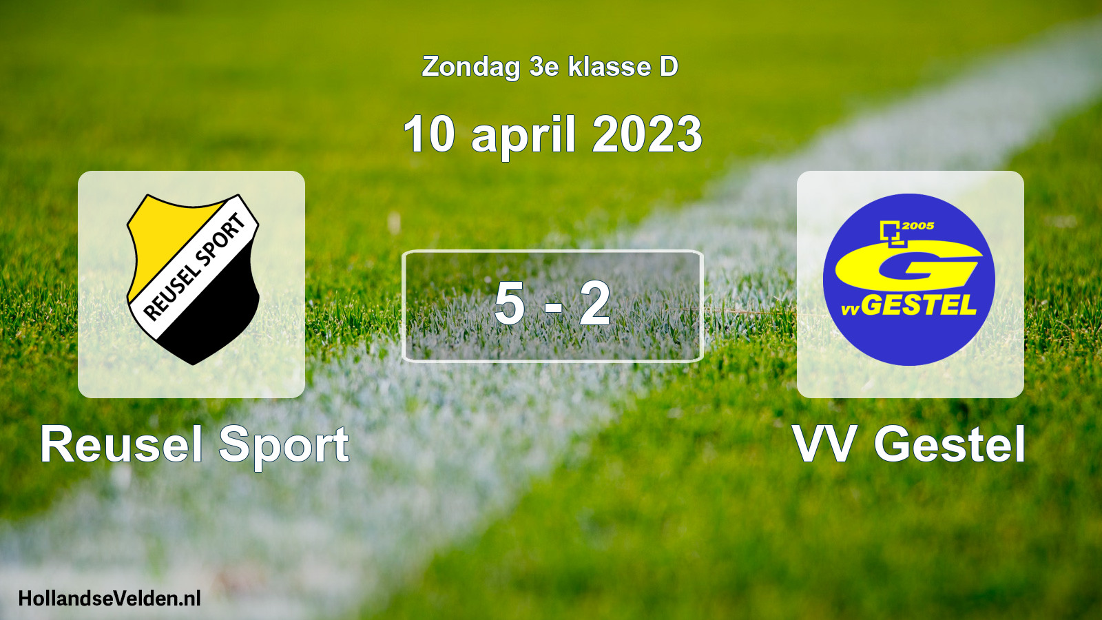 Total number of matches played: Reusel Sport - VV Gestel 5 - 2 (10 April 2023)
