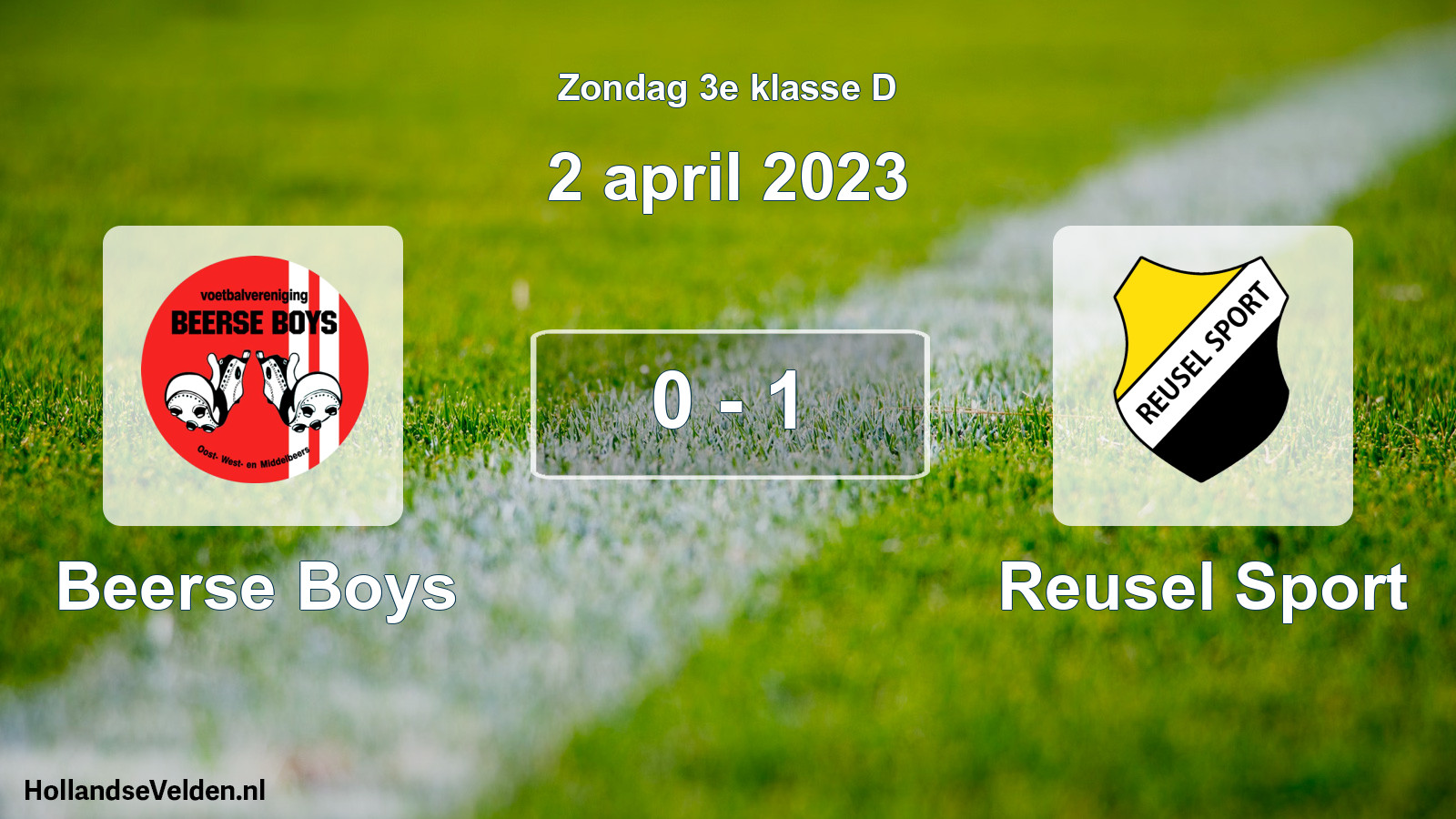 Total number of matches played: Beerse Boys - Reusel Sport 0 - 1 (2 April 2023)