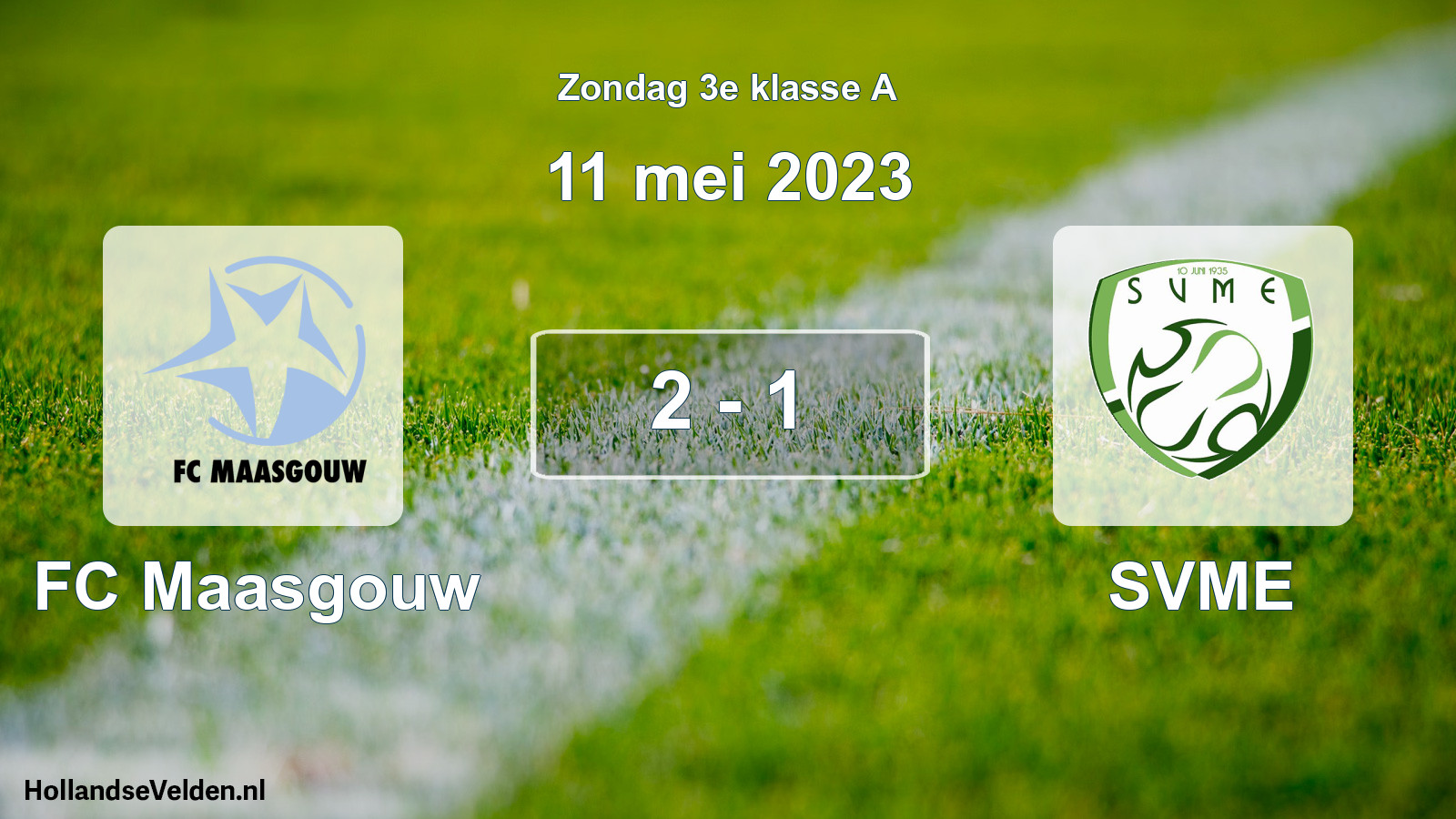 Total number of matches played: FC Maasgouw - SVME 2 - 1 (11 May 2023)