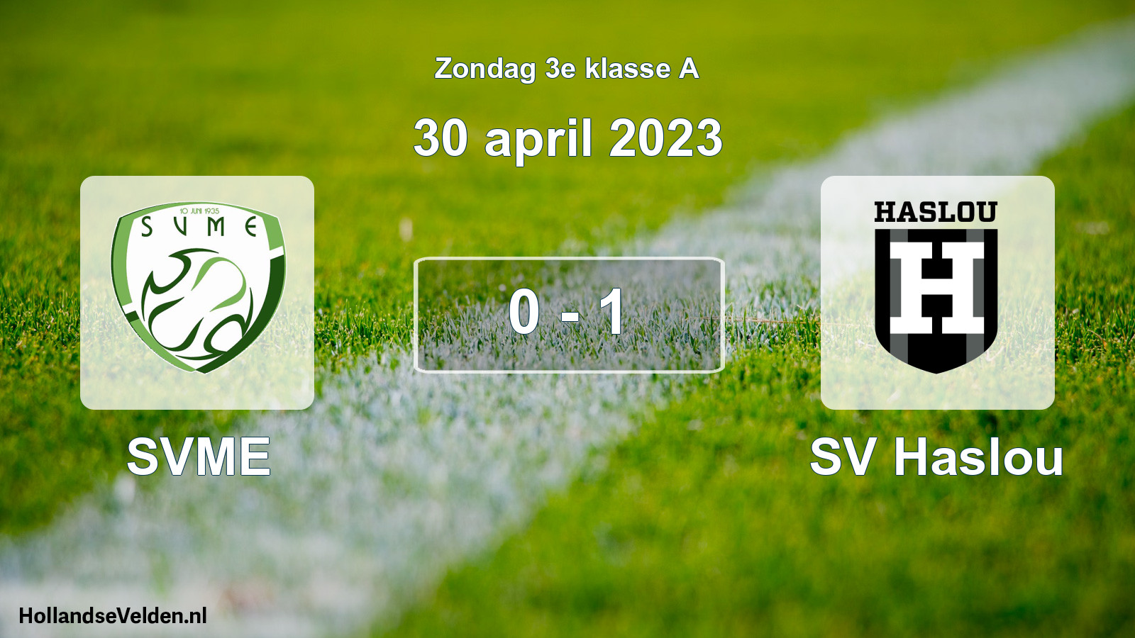 Total number of matches played: SVME - SV Haslou 0 - 1 (30 April 2023)