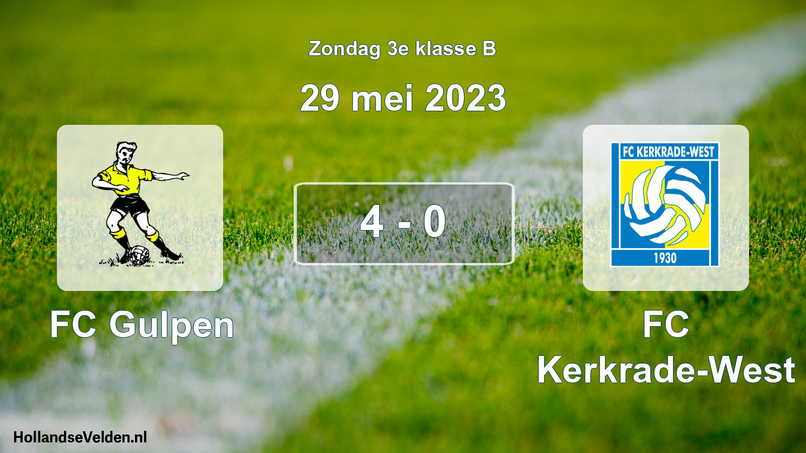 Total number of matches played: FC Gulpen - FC Kerkrade-West 4 - 0 (29 May 2023)