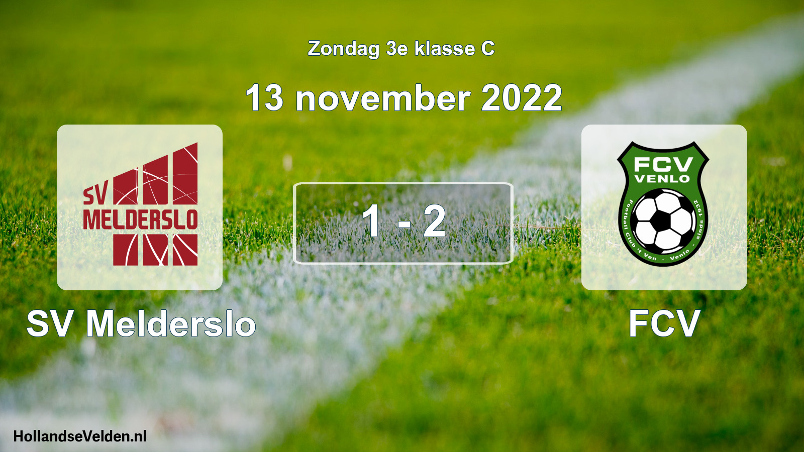 Total number of matches played: SV Melderslo - FCV 1 - 2 (13 November 2022)