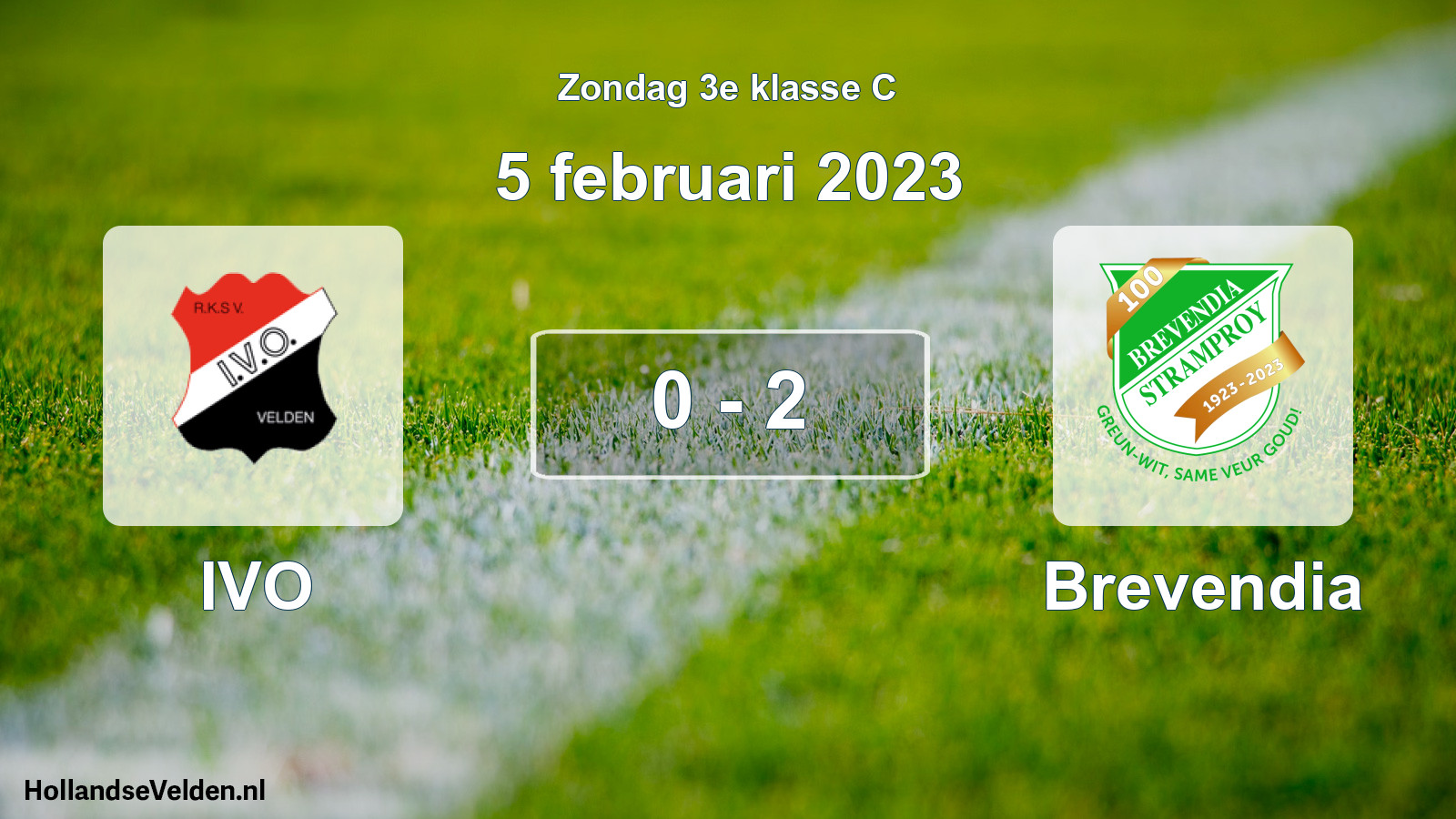 Total number of matches played: IVO - Brevendia 0 - 2 (5 February 2023)