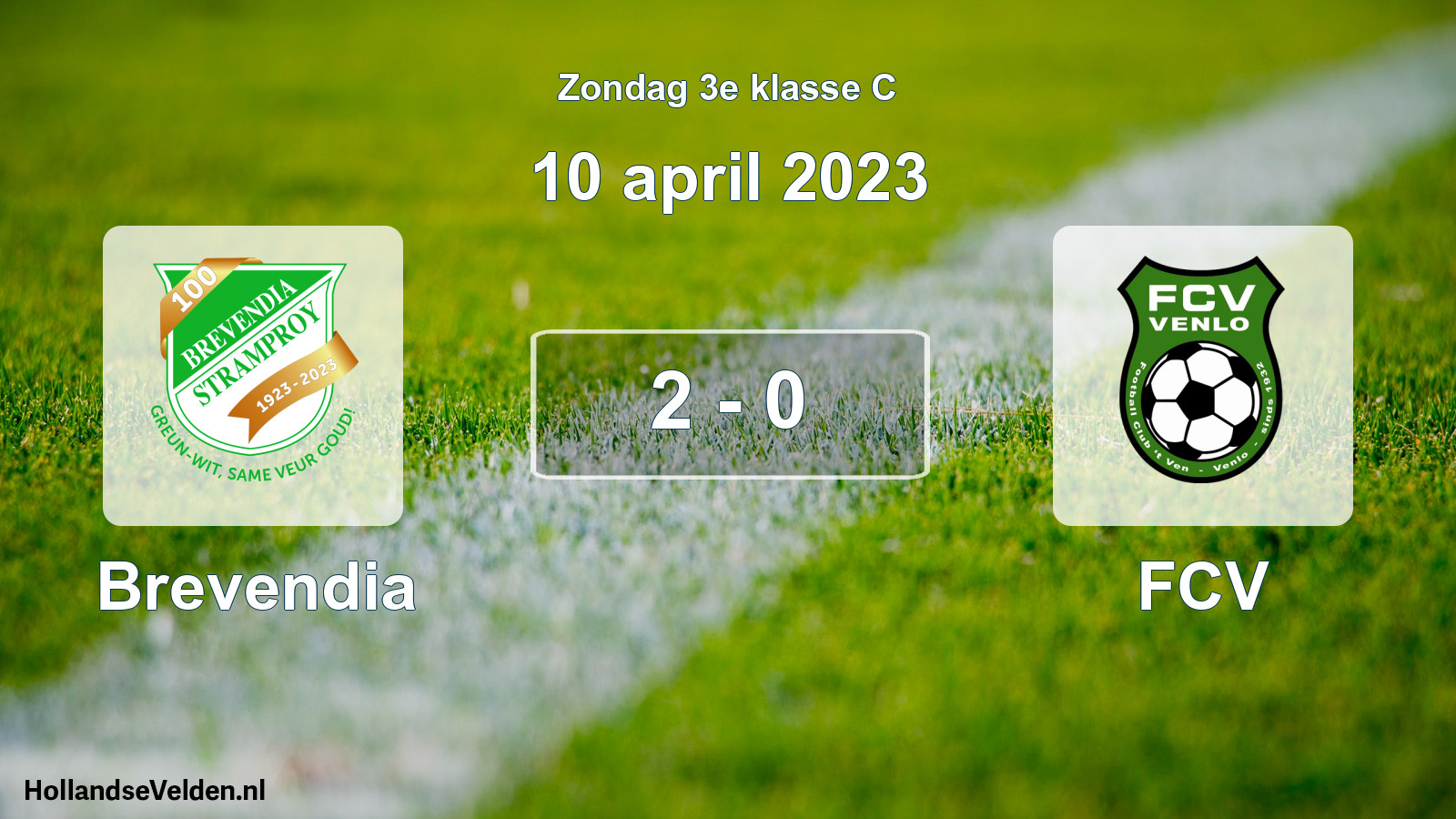 Total number of matches played: Brevendia - FCV 2 - 0 (10 April 2023)