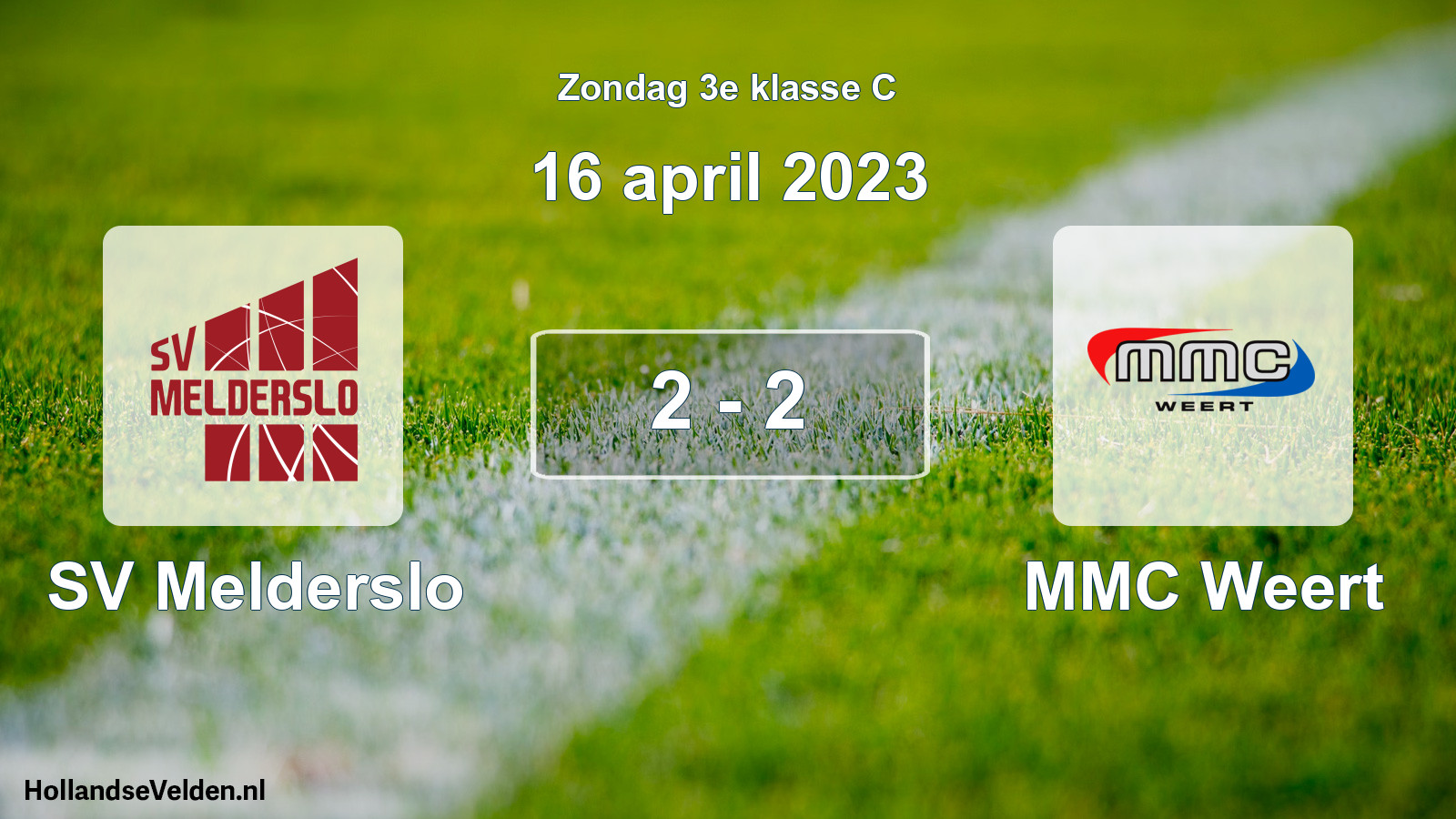 Total number of matches played: SV Melderslo - MMC Weert 2 - 2 (16 April 2023)