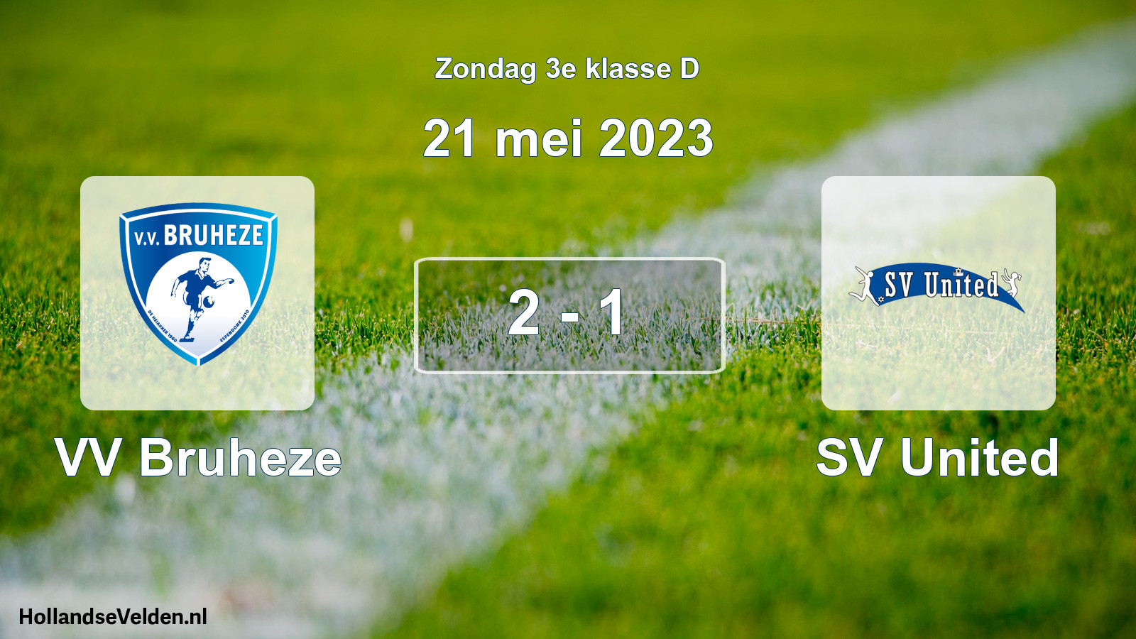 Total number of matches played: VV Bruheze - SV United 2 - 1 (21 May 2023)