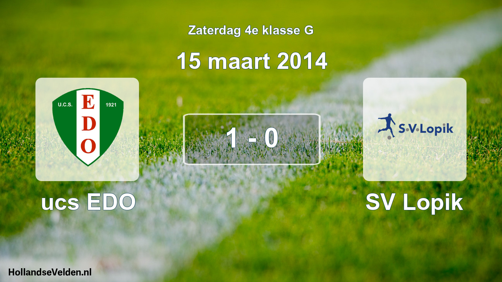 Total number of matches played: ucs EDO - SV Lopik 1 - 0 (15 March 2014)