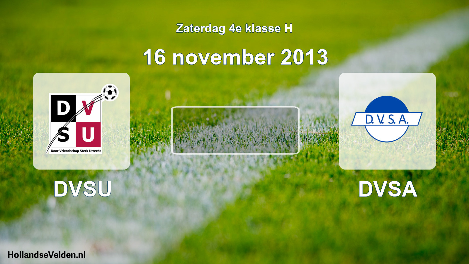 Scheduled Match: DVSU - DVSA (16 November 2013)