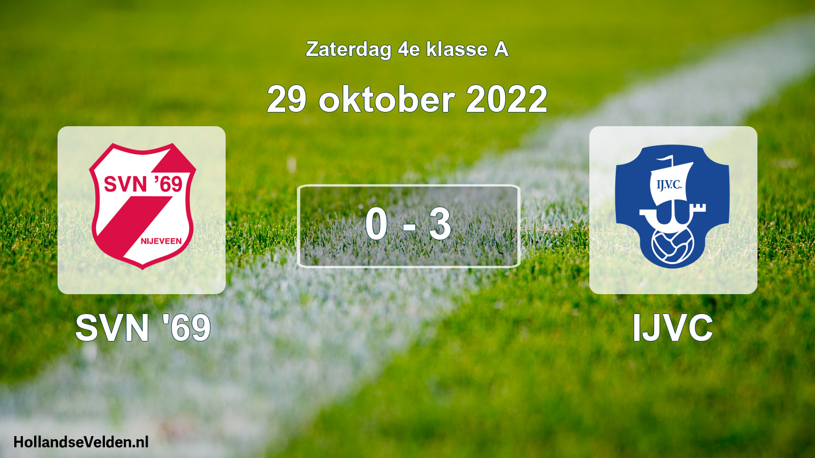 Total number of matches played: SVN '69 - IJVC 0 - 3 (29 October 2022)