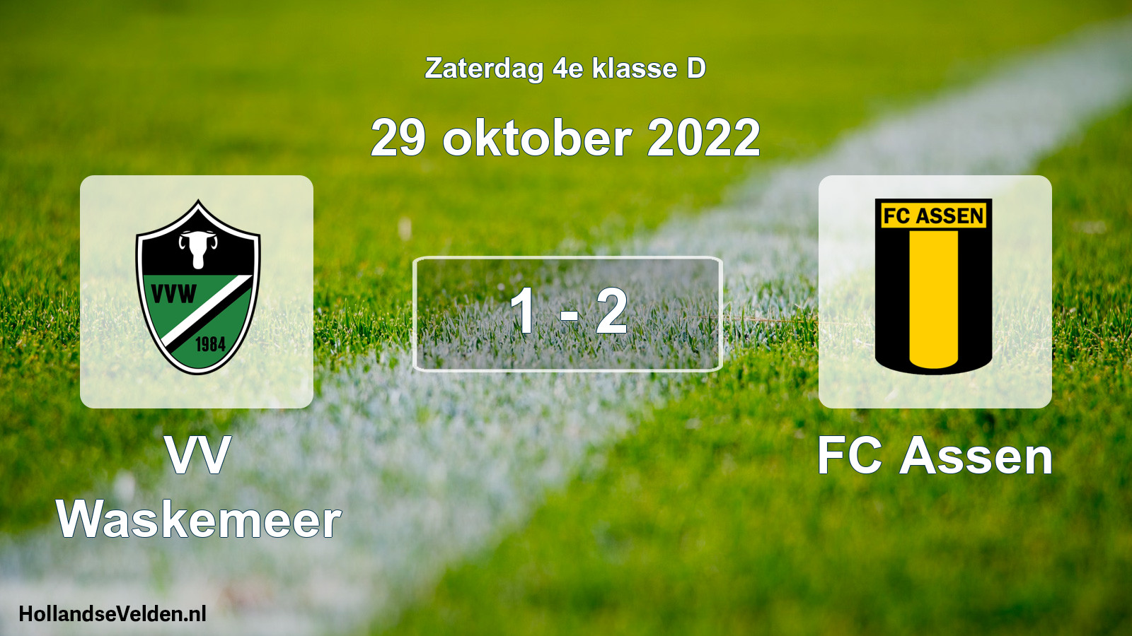 Total number of matches played: VV Waskemeer - FC Assen 1 - 2 (29 October 2022)