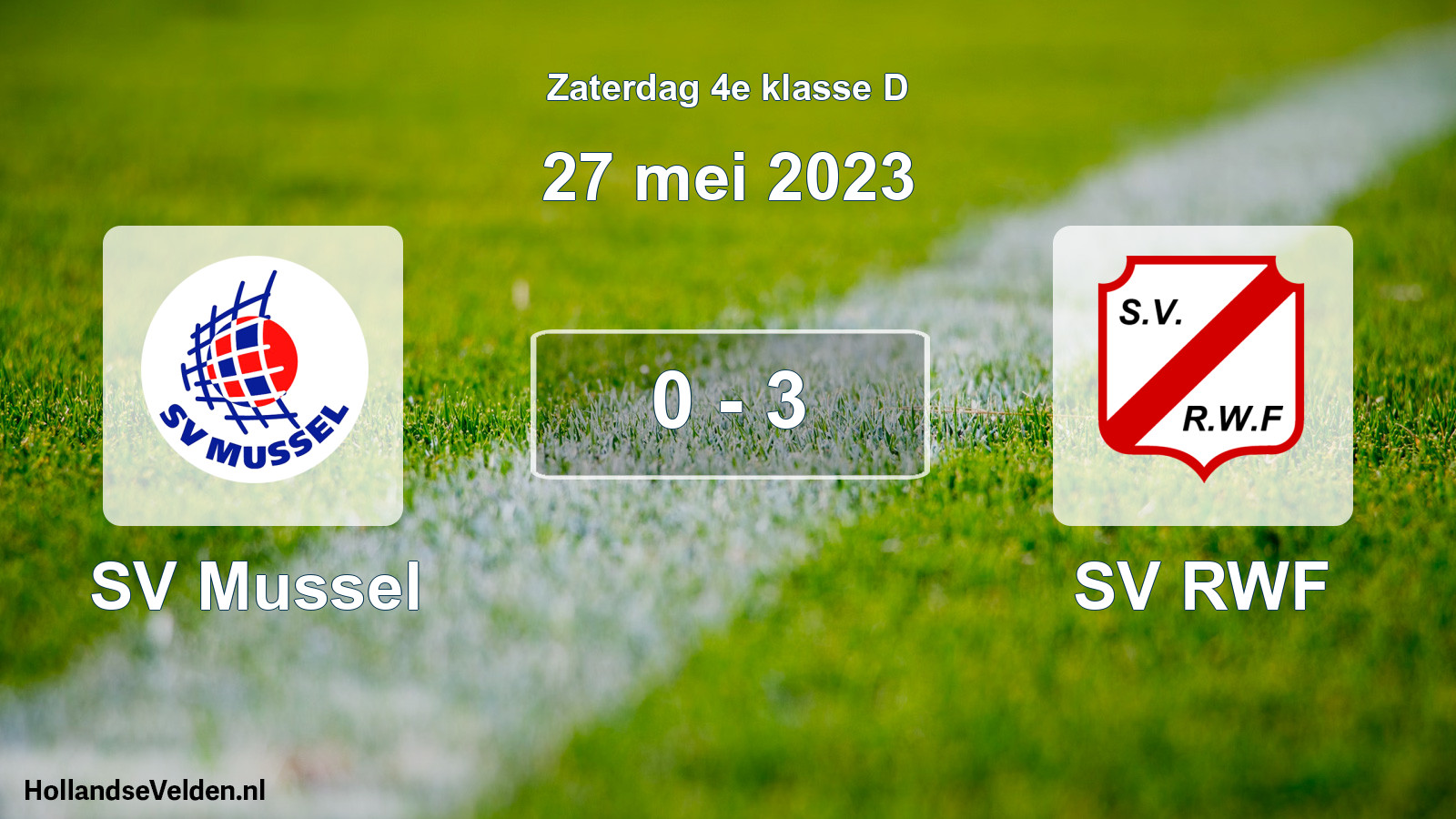 Total number of matches played: SV Mussel - SV RWF 0 - 3 (27 May 2023)