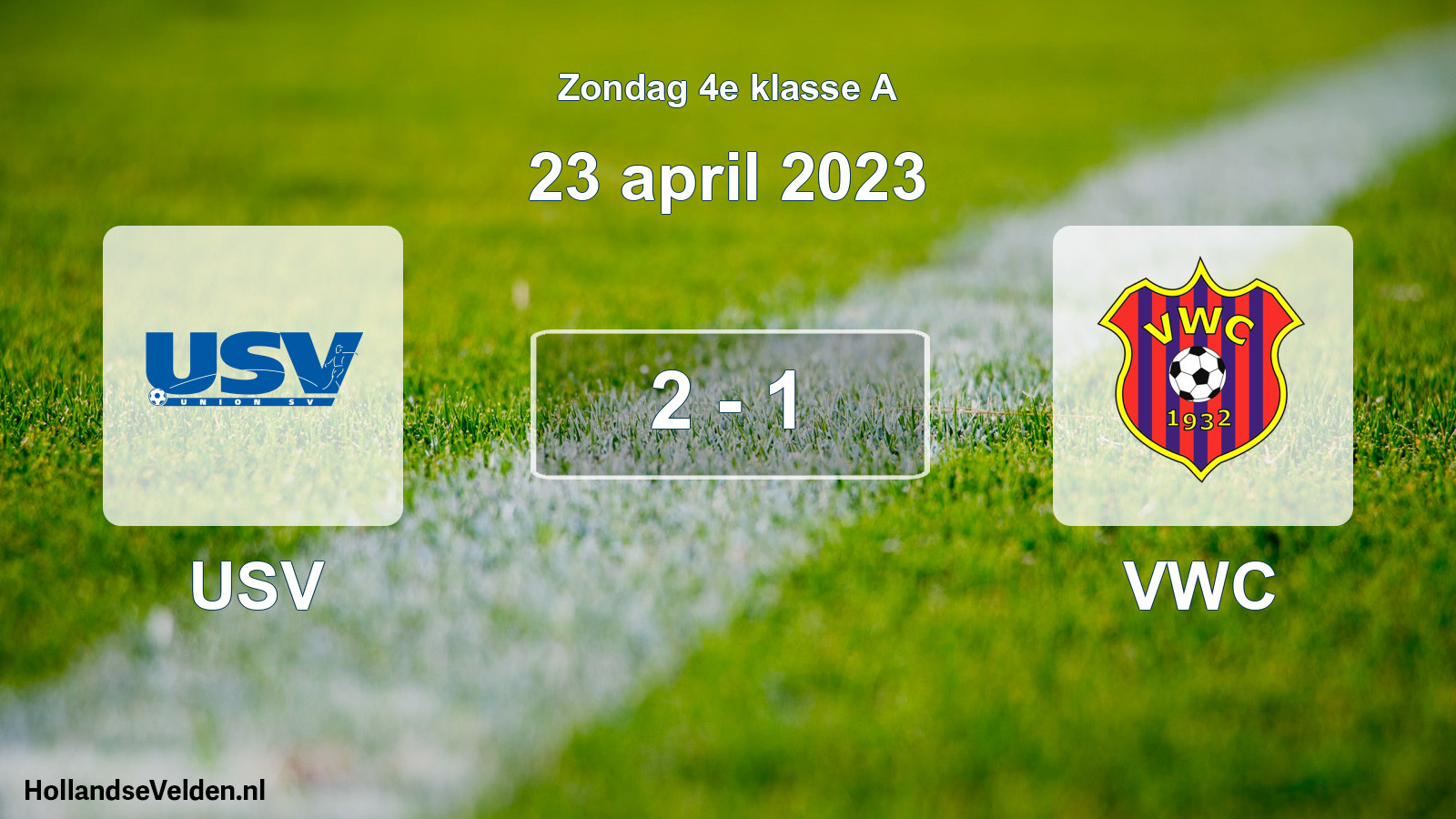 Total number of matches played: USV - VWC 2 - 1 (23 April 2023)