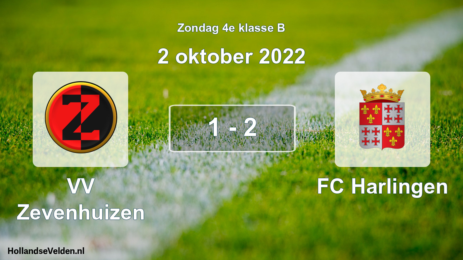 Total number of matches played: VV Zevenhuizen - FC Harlingen 1 - 2 (2 October 2022)