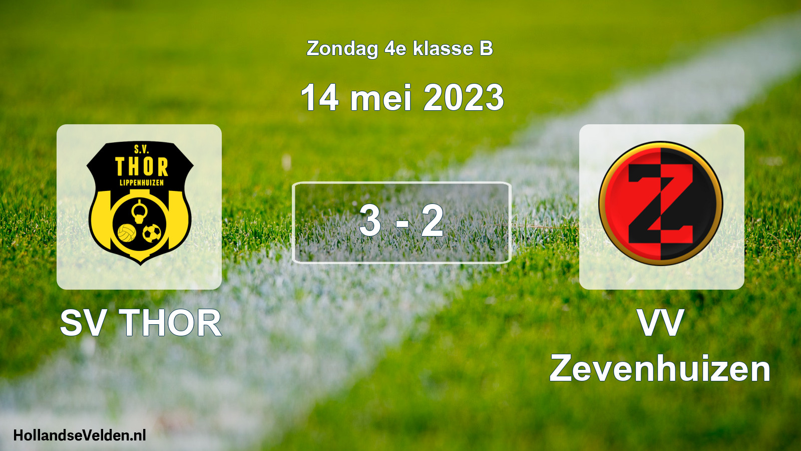 Total number of matches played: SV THOR - VV Zevenhuizen 3 - 2 (14 May 2023)