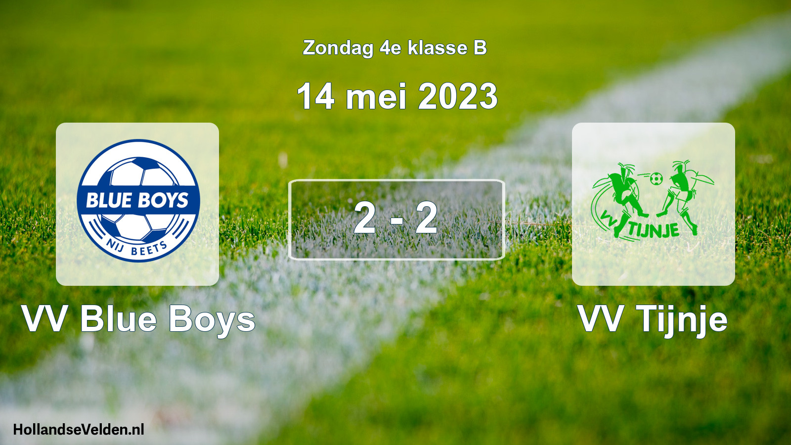 Total number of matches played: VV Blue Boys - VV Tijnje 2 - 2 (14 May 2023)