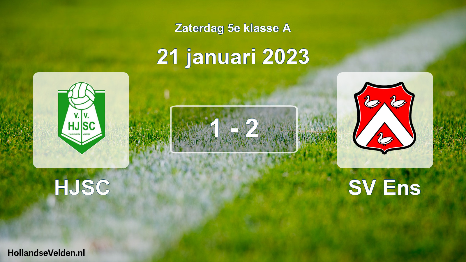 Total number of matches played: HJSC - SV Ens 1 - 2 (21 January 2023)