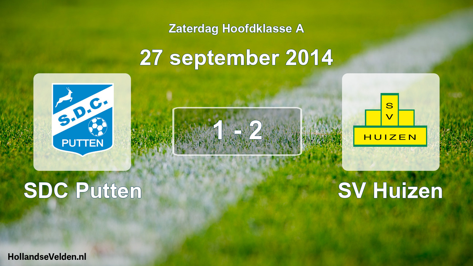 Total number of matches played: SDC Putten - SV Huizen 1 - 2 (27 September 2014)