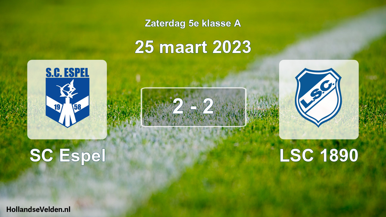 Total number of matches played: SC Espel - LSC 1890 2 - 2 (25 March 2023)