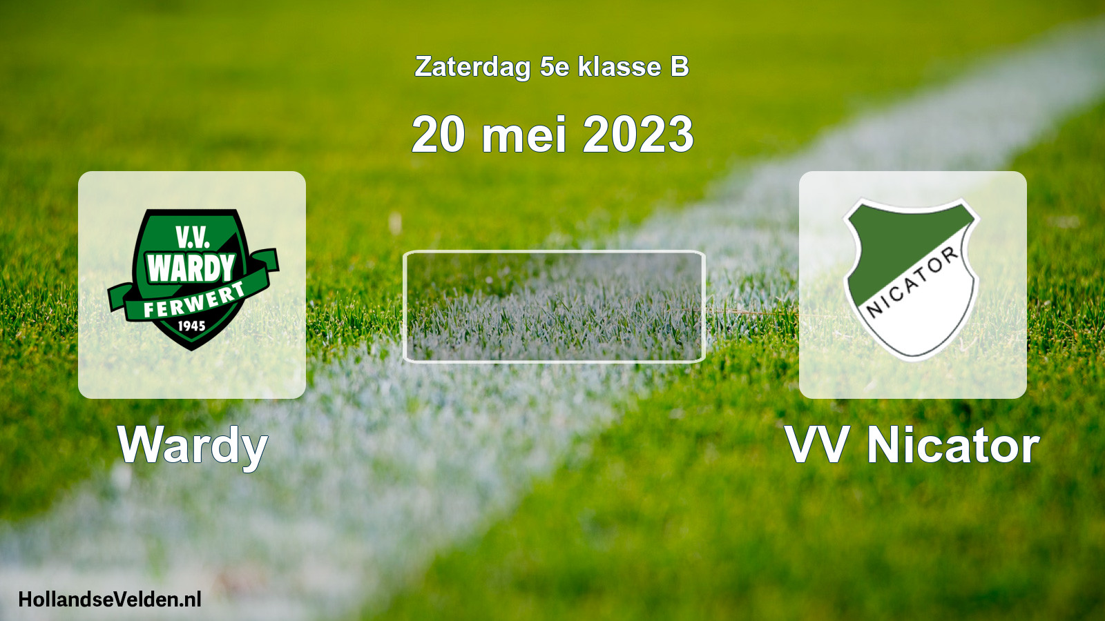 Scheduled Match: Wardy - VV Nicator (20 May 2023)