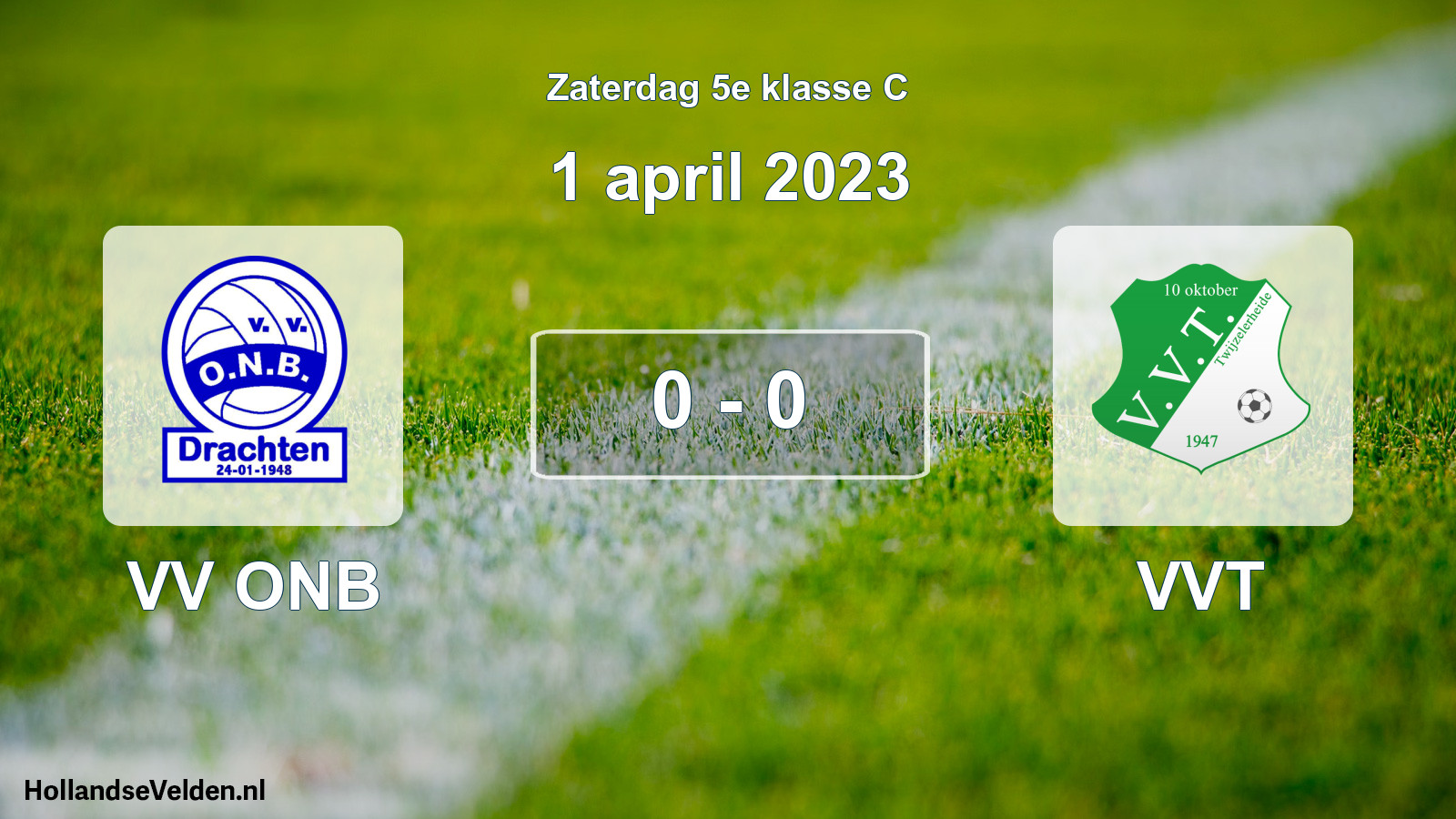 Total number of matches played: VV ONB - VVT 0 - 0 (1 April 2023)