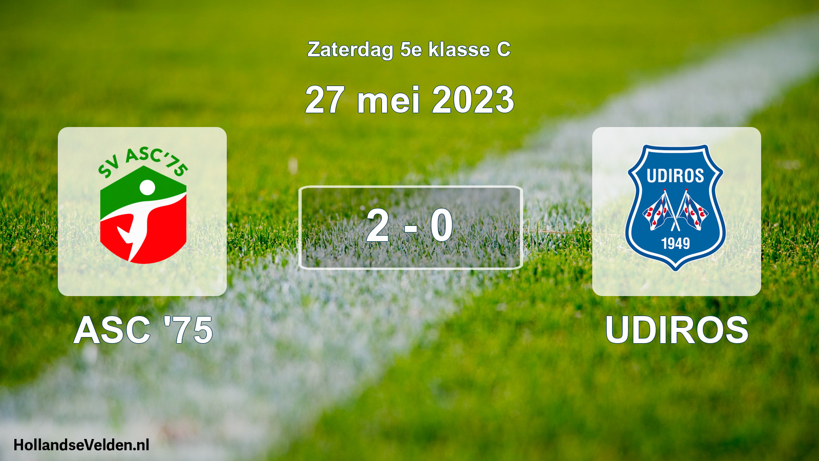 Total number of matches played: ASC '75 - UDIROS 2 - 0 (27 May 2023)