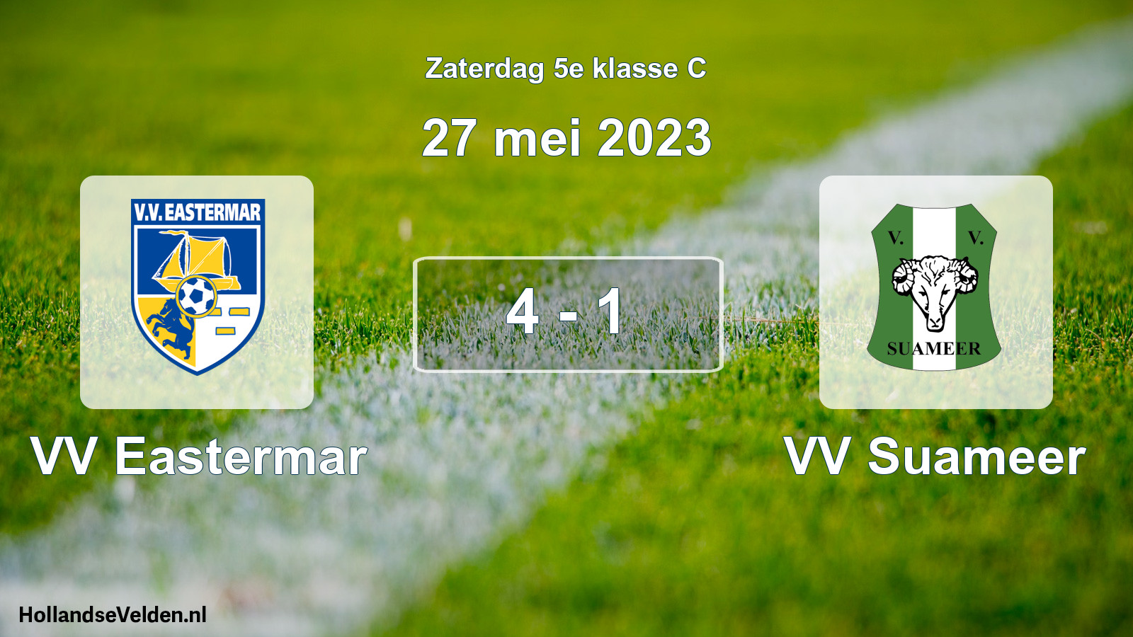 Total number of matches played: VV Eastermar - VV Suameer 4 - 1 (27 May 2023)