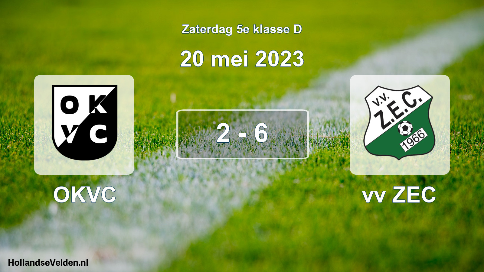 Total number of matches played: OKVC - vv ZEC 2 - 6 (20 May 2023)