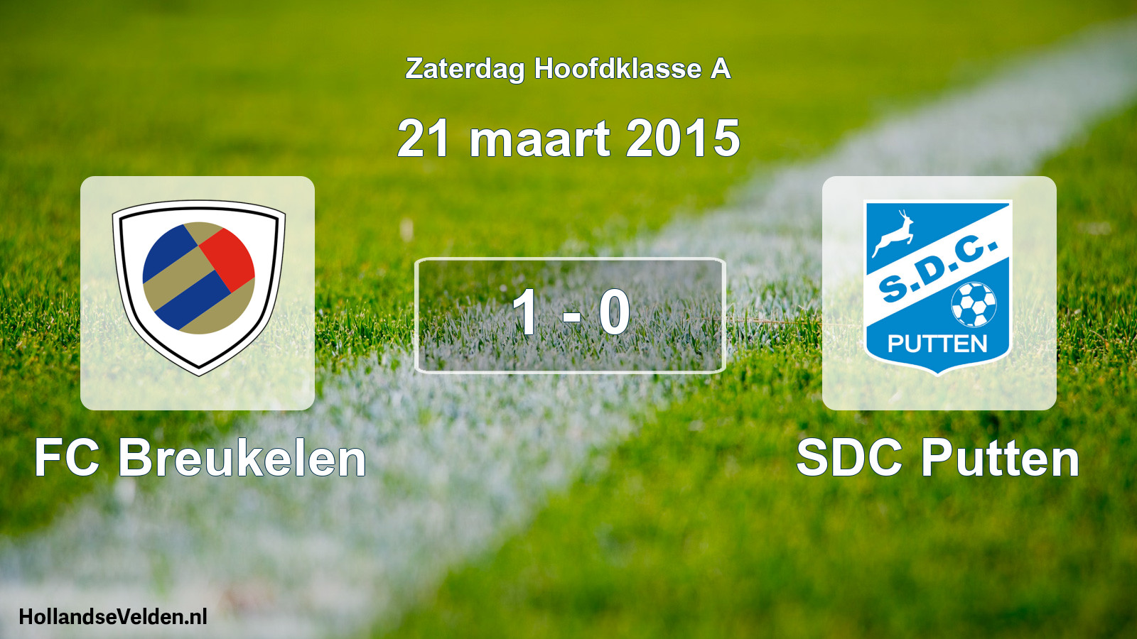 Total number of matches played: FC Breukelen - SDC Putten 1 - 0 (21 March 2015)