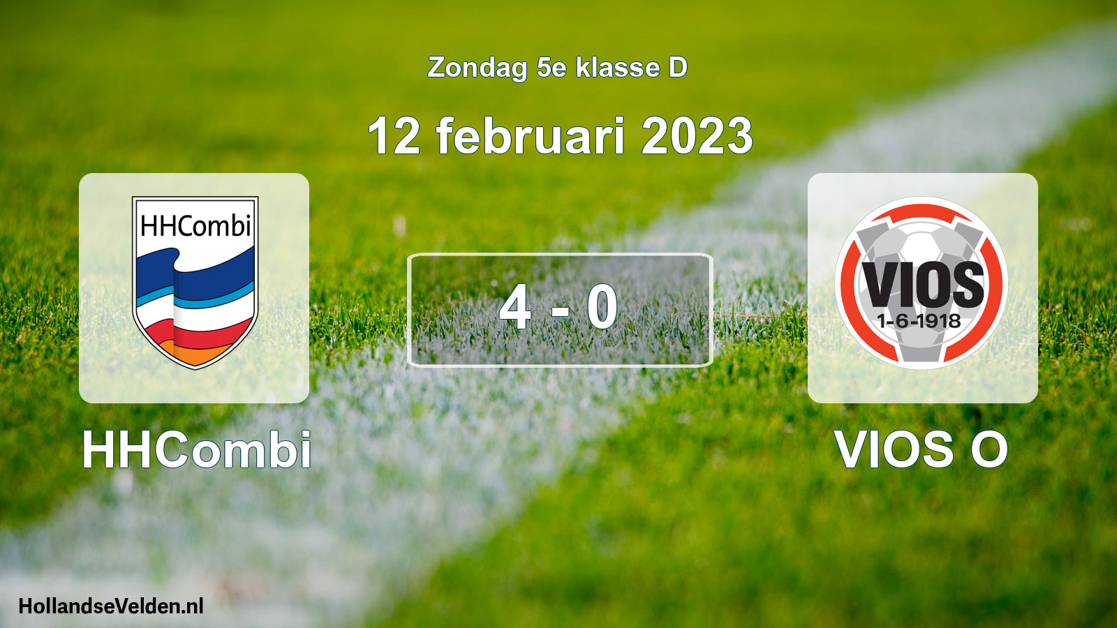 Total number of matches played: HHCombi - VIOS O 4 - 0 (12 February 2023)