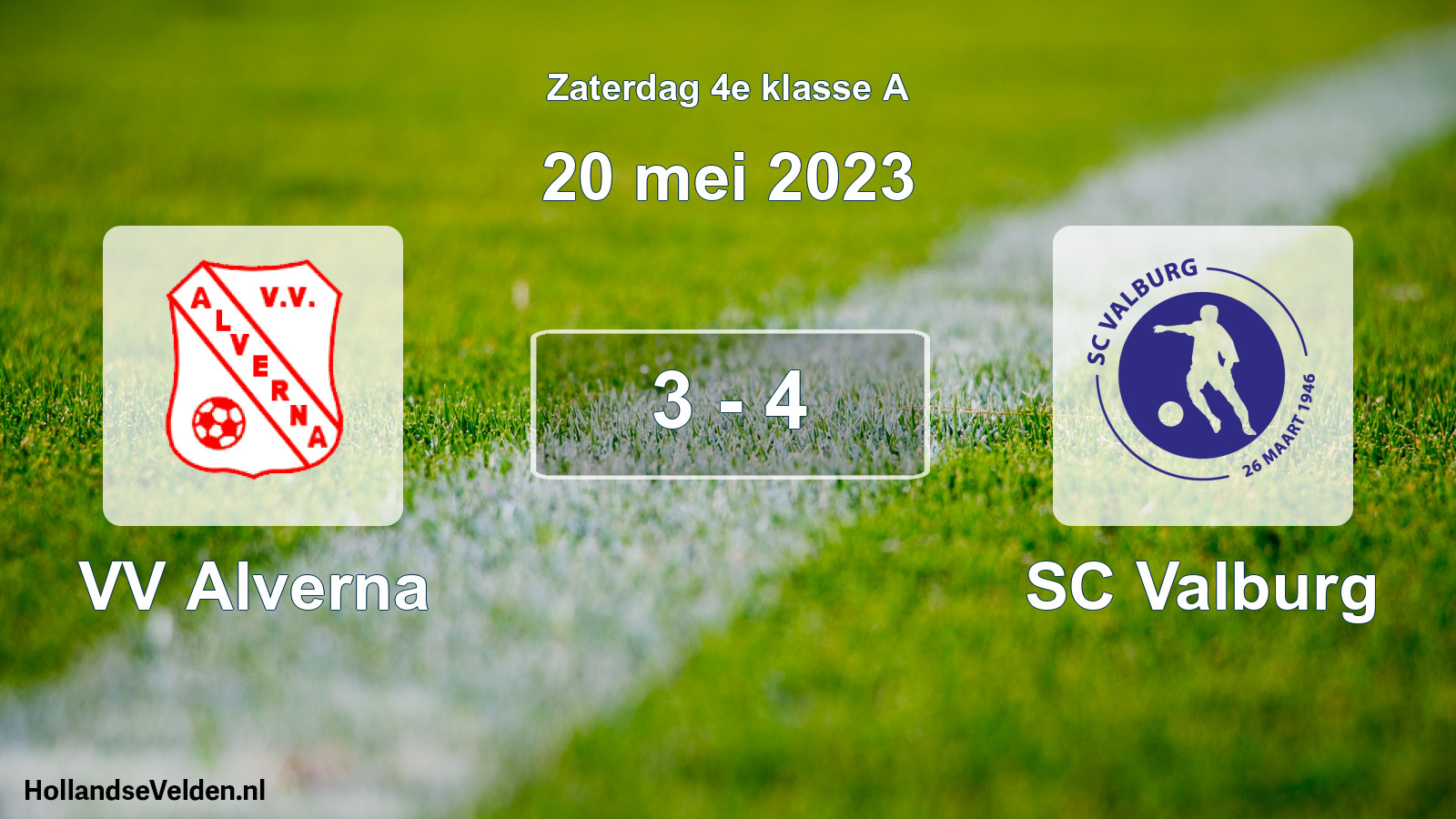 Total number of matches played: VV Alverna - SC Valburg 3 - 4 (20 May 2023)