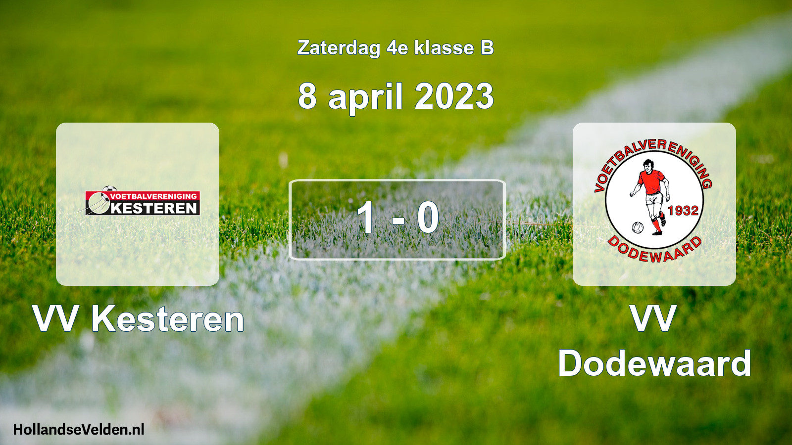 Total number of matches played: VV Kesteren - VV Dodewaard 1 - 0 (8 April 2023)