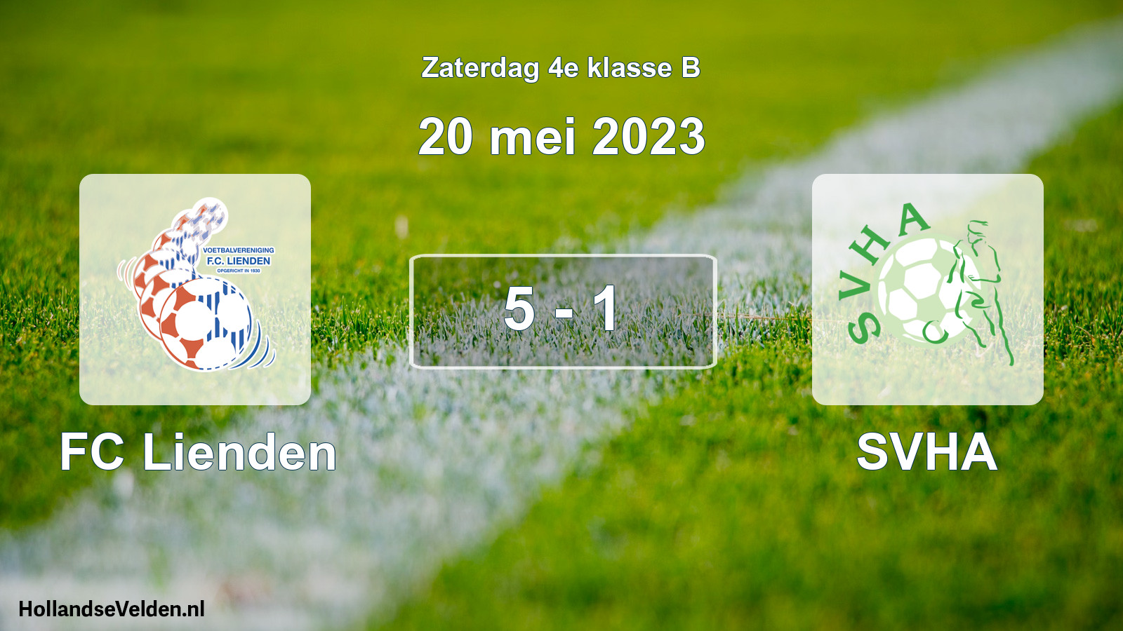 Total number of matches played: FC Lienden - SVHA 5 - 1 (20 May 2023)