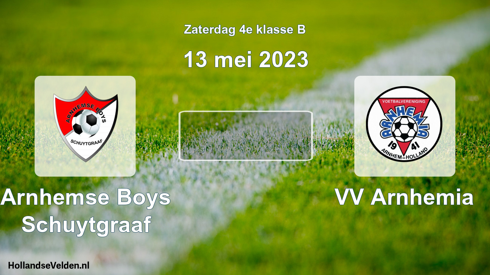 Geplande wedstrijd: Arnhemse Boys Schuytgraaf - VV Arnhemia (13 mei 2023)