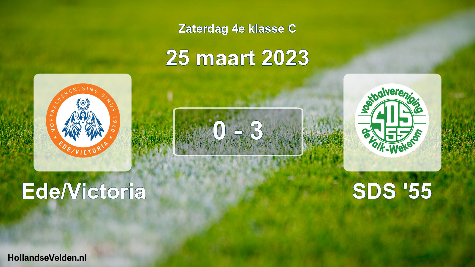 Total number of matches played: Ede/Victoria - SDS '55 0 - 3 (25 March 2023)