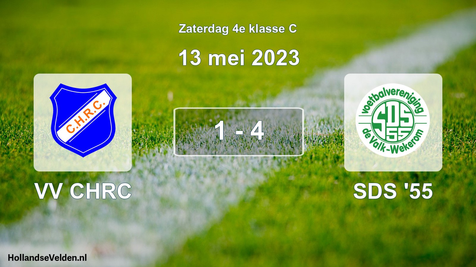 Total number of matches played: VV CHRC - SDS '55 1 - 4 (13 May 2023)