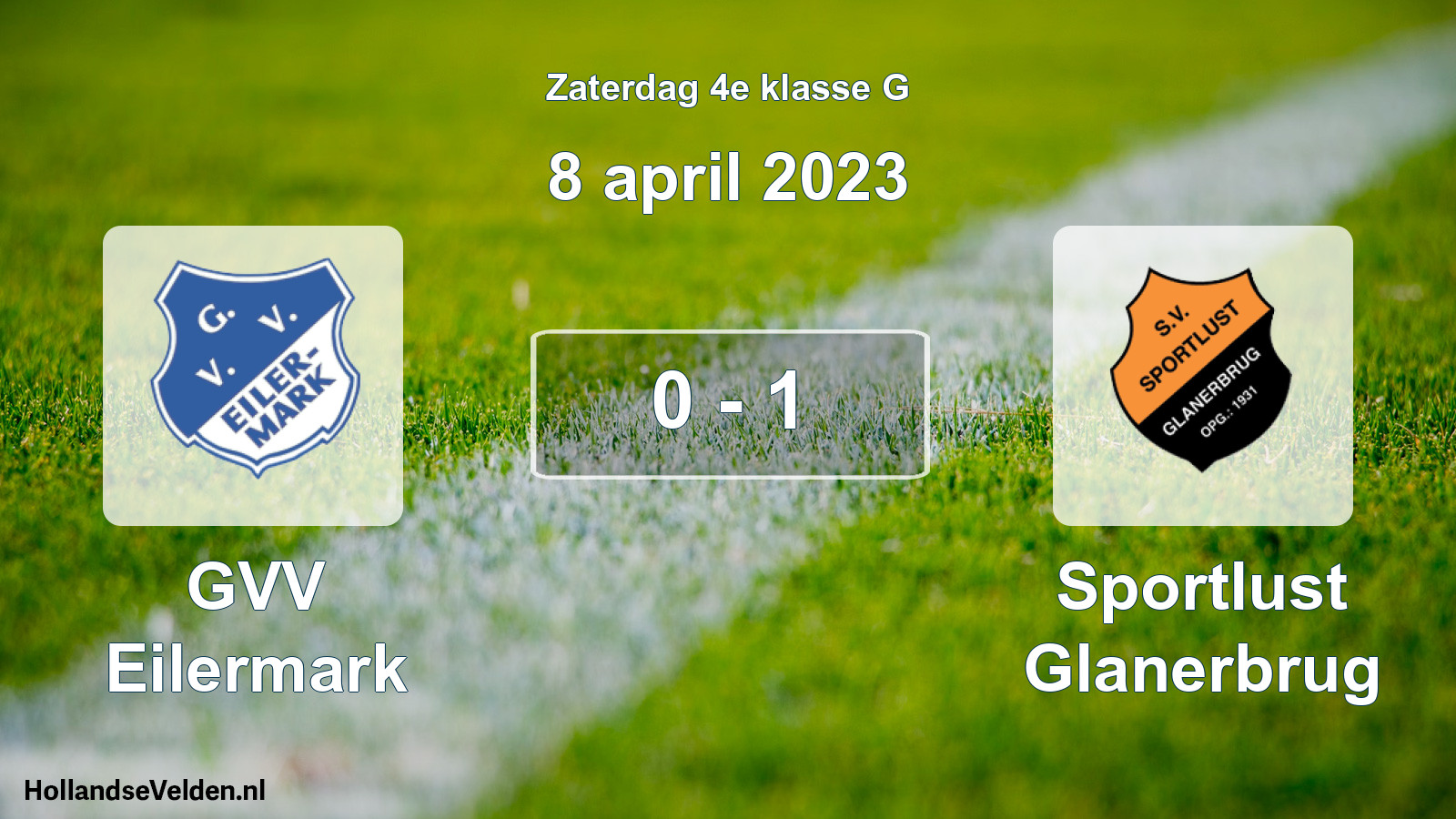 Total number of matches played: GVV Eilermark - Sportlust Glanerbrug 0 - 1 (8 April 2023)