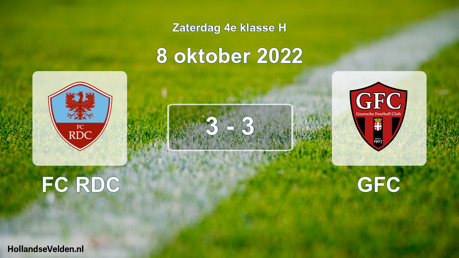 Total number of matches played: FC RDC - GFC 3 - 3 (8 October 2022)