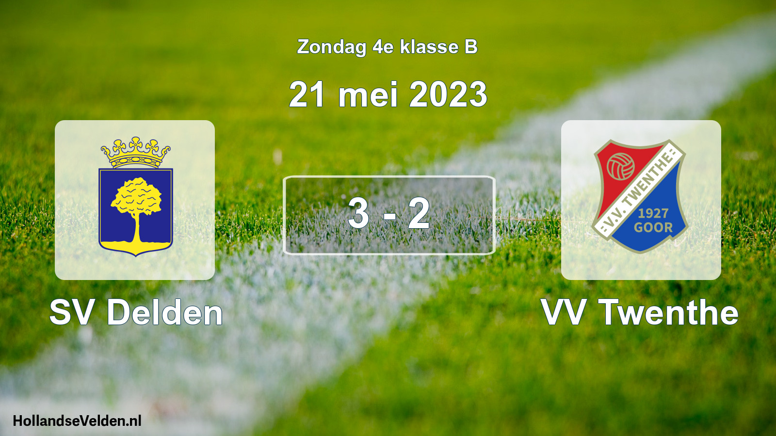 Total number of matches played: SV Delden - VV Twenthe 3 - 2 (21 May 2023)