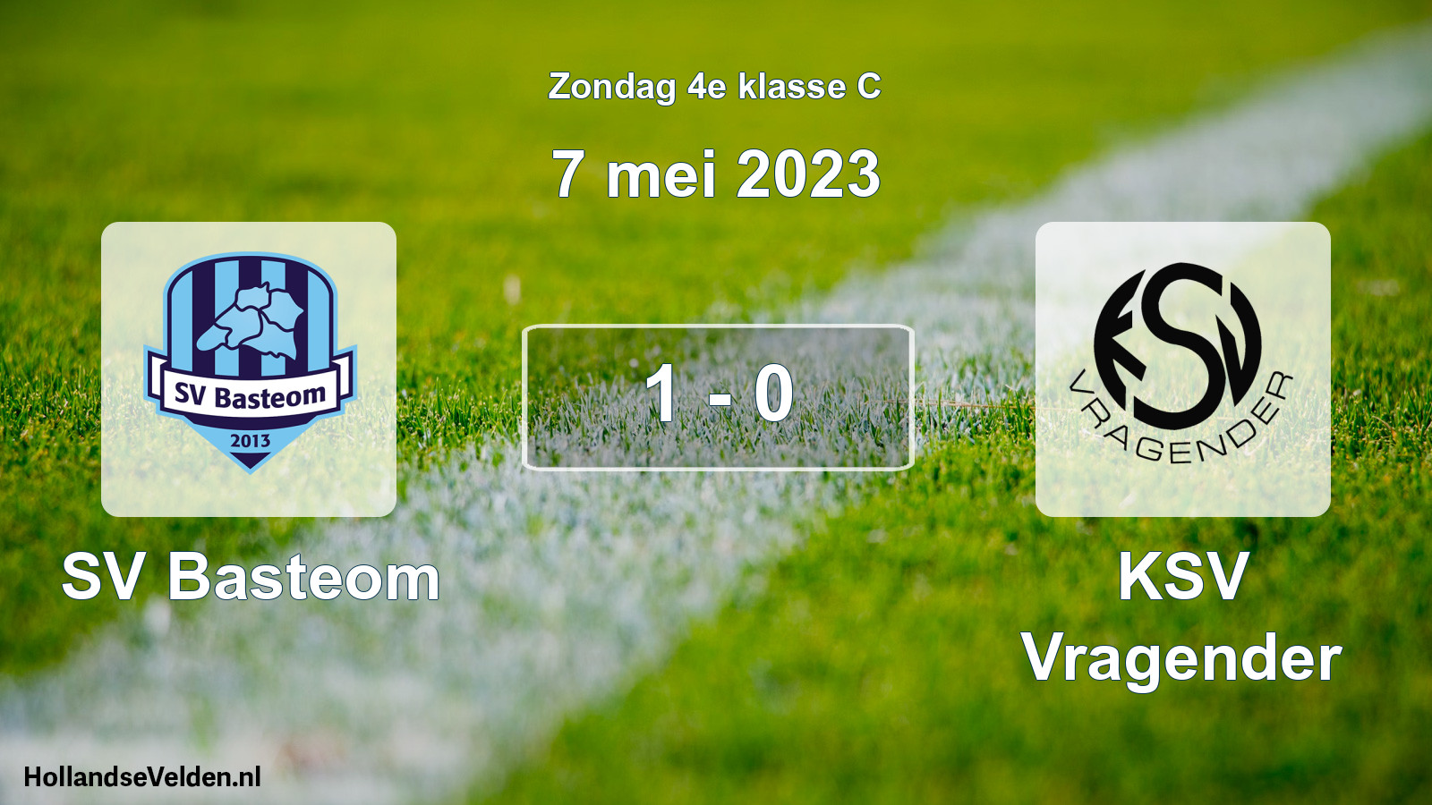 Total number of matches played: SV Basteom - KSV Vragender 1 - 0 (7 May 2023)