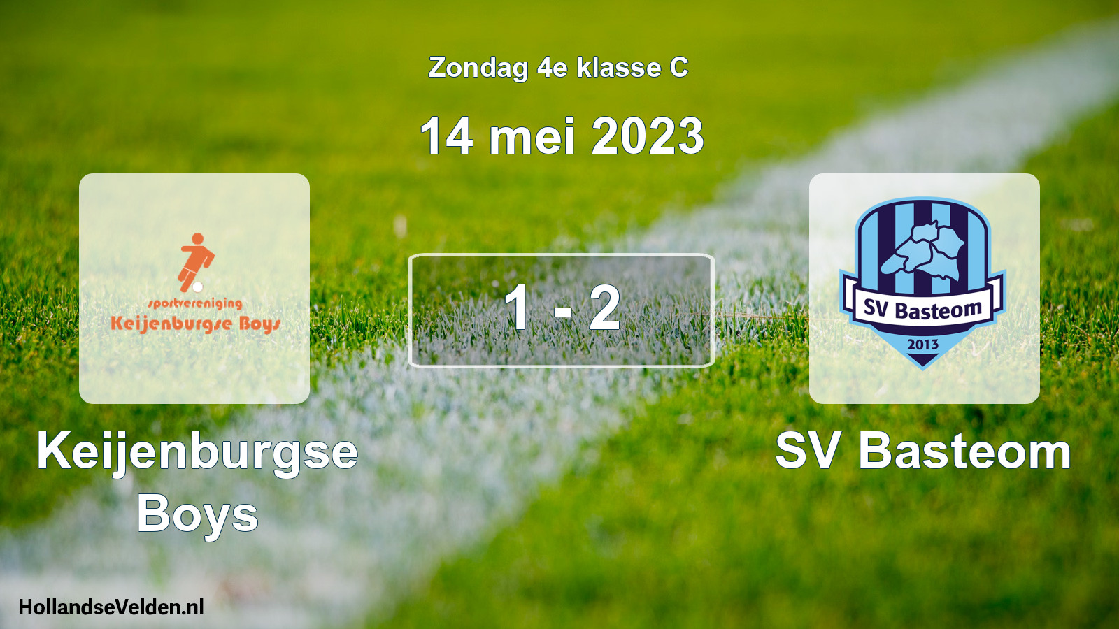 Total number of matches played: Keijenburgse Boys - SV Basteom 1 - 2 (14 May 2023)