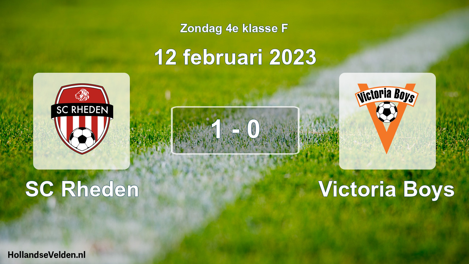 Total number of matches played: SC Rheden - Victoria Boys 1 - 0 (12 February 2023)