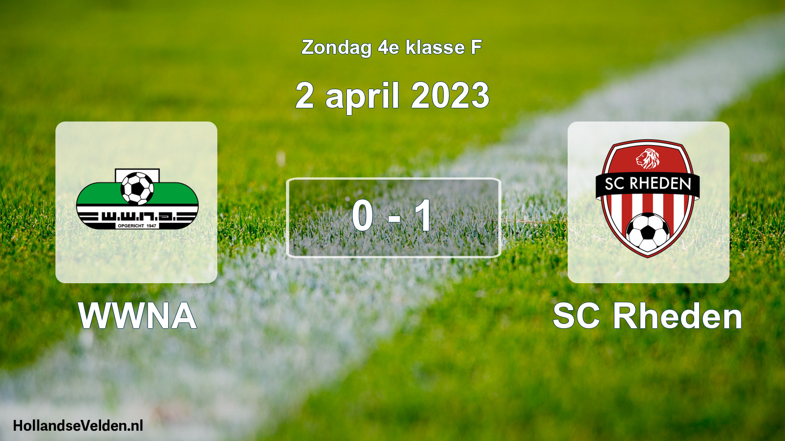 Total number of matches played: WWNA - SC Rheden 0 - 1 (2 April 2023)