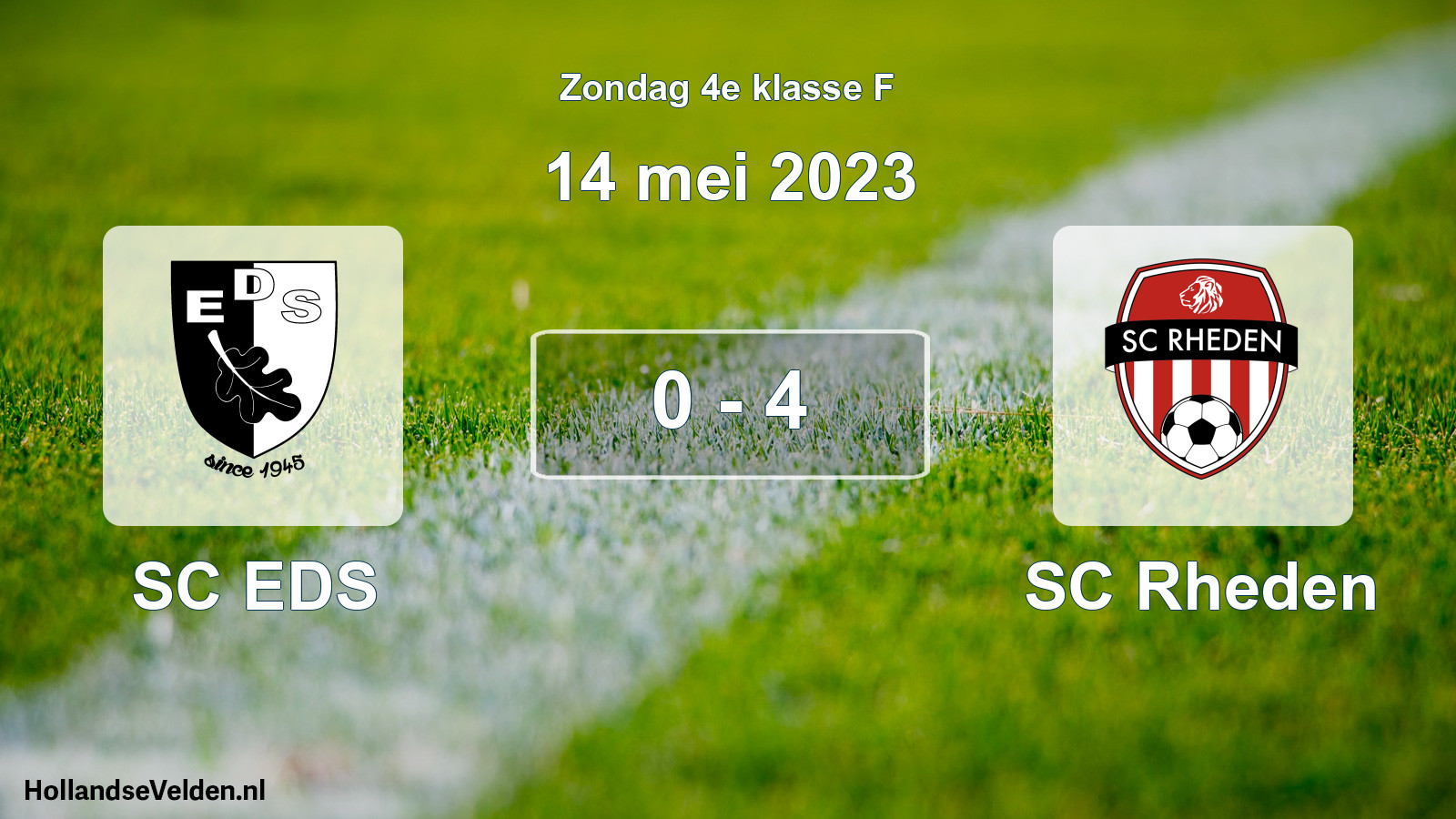 Total number of matches played: SC EDS - SC Rheden 0 - 4 (14 May 2023)