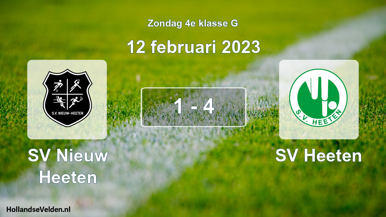 Total number of matches played: SV Nieuw Heeten - SV Heeten 1 - 4 (12 February 2023)