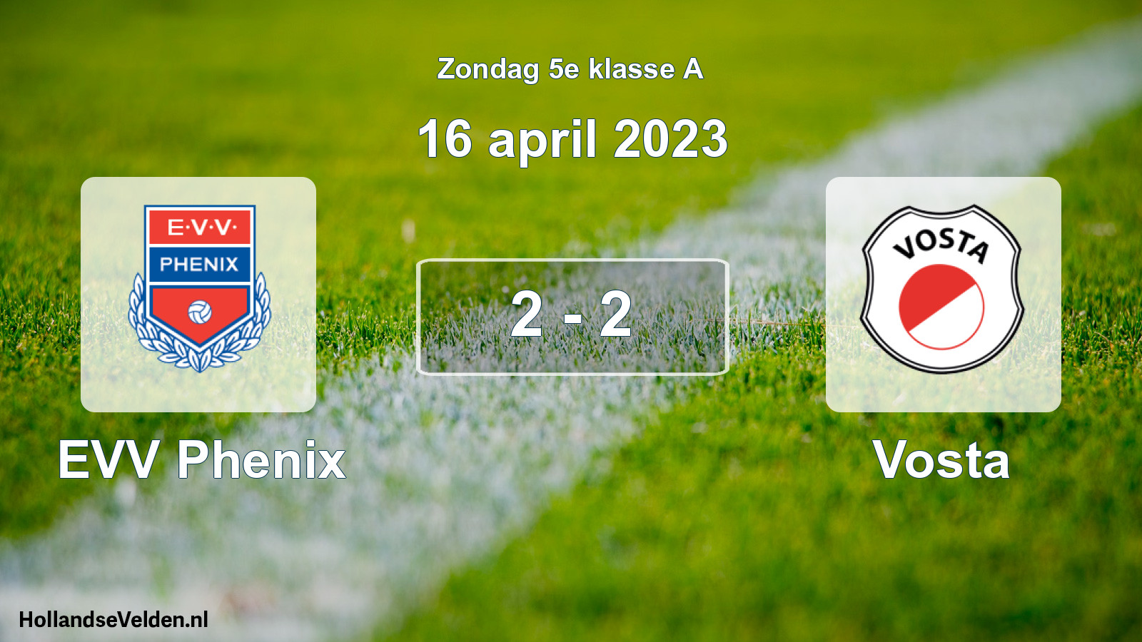Total number of matches played: EVV Phenix - Vosta 2 - 2 (16 April 2023)