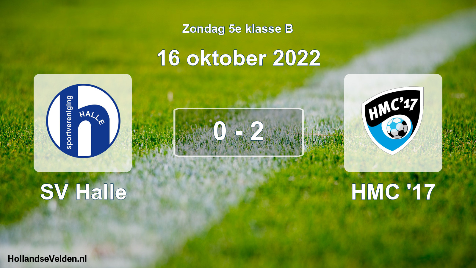 Total number of matches played: SV Halle - HMC '17 0 - 2 (16 October 2022)